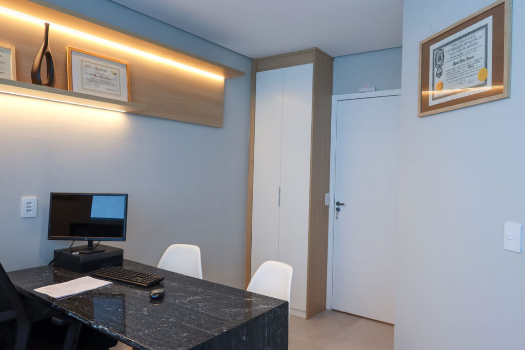 Sala do consultório de urologia